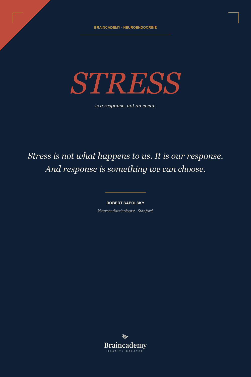 Robert Sapolsky on stress
